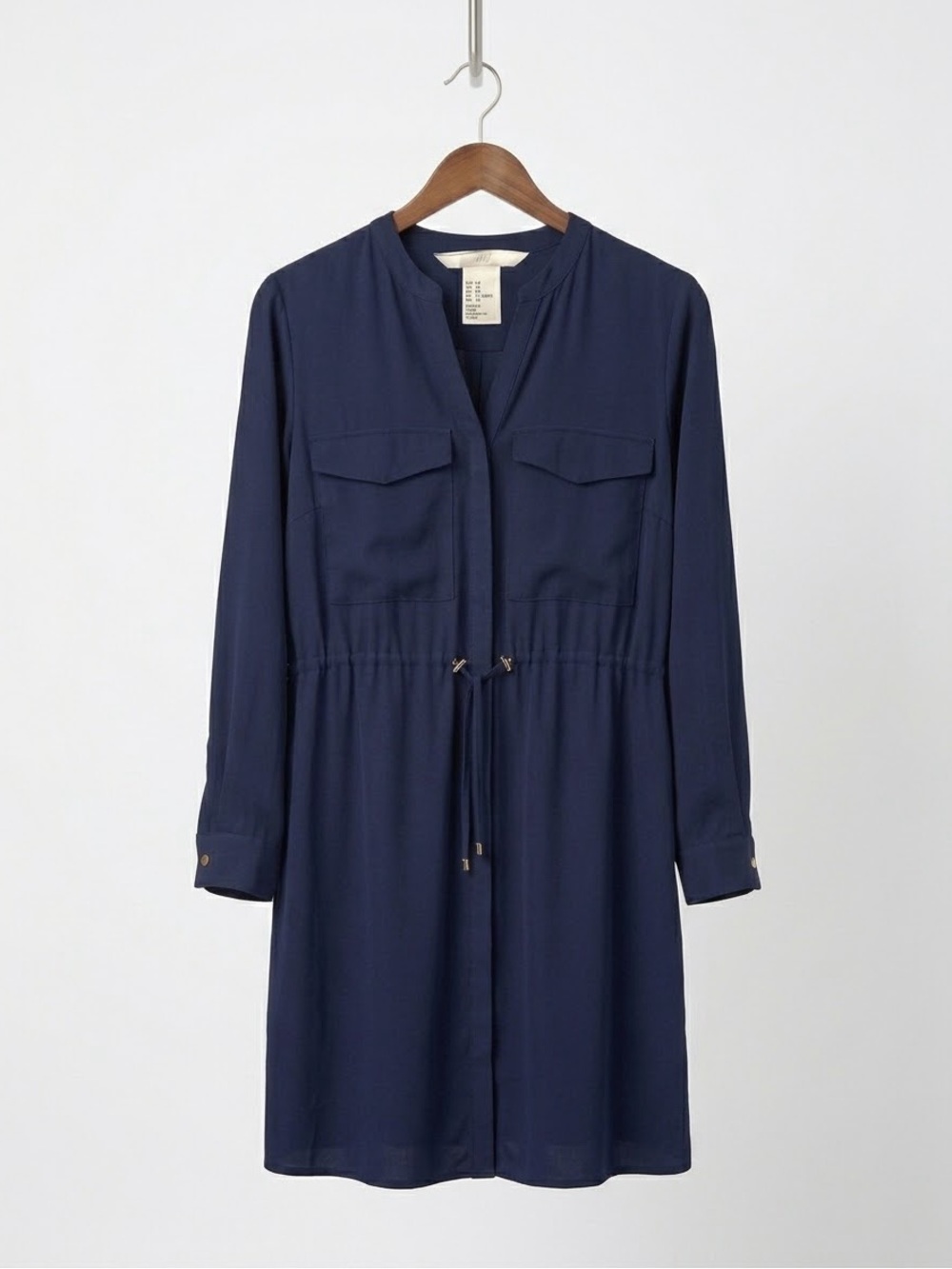 Navy Blue with Gold buttons shirtdress by H&M
